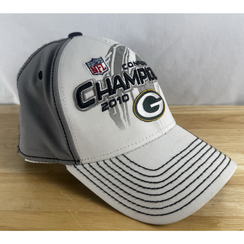 Green Bay Packers 2010 NFC North Champs On-Field Reebok NFL Hat, Football